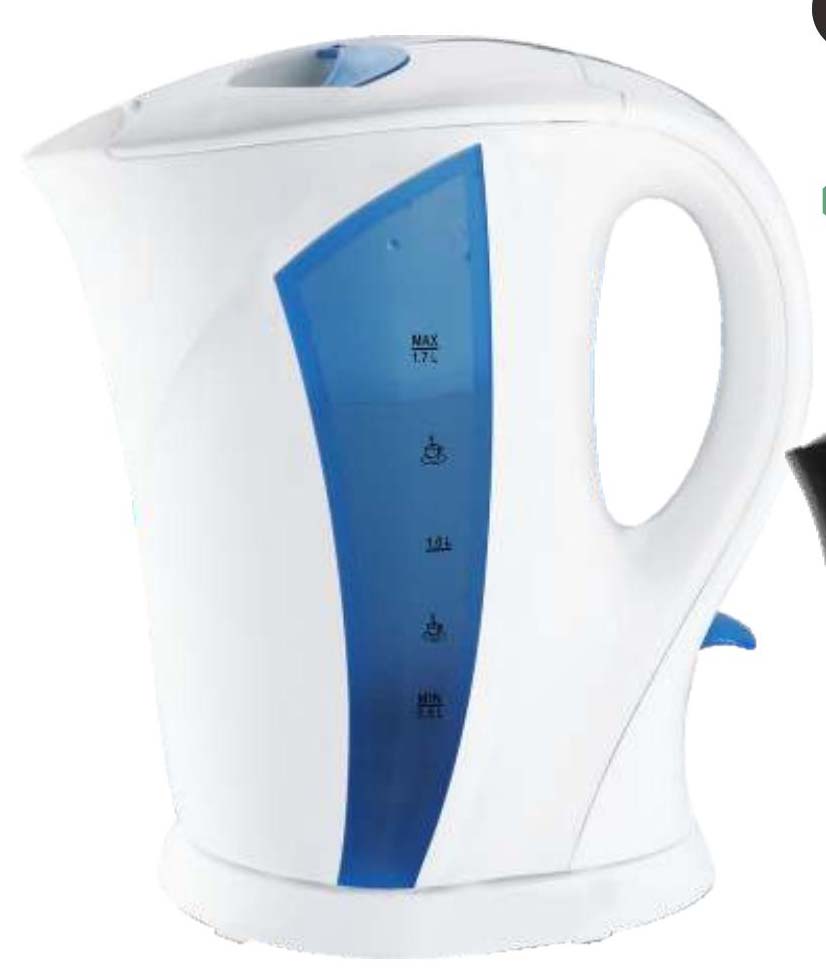 Immersed Plastic Kettle 1.7L